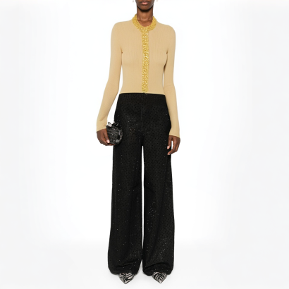 high-quality-fashion-beaded-womens-round-neck-knitted-cardigan