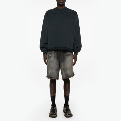 gradient-distressed-raw-edge-mens-denim-shorts