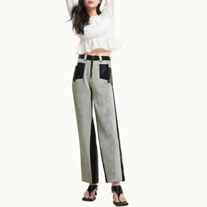 retro-patchwork-loose-denim-trousers-for-women