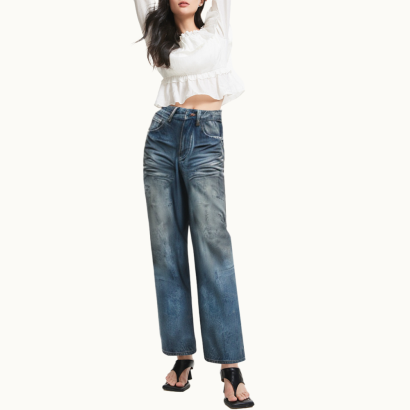 washed-loose-straight-leg-womens-denim-trousers