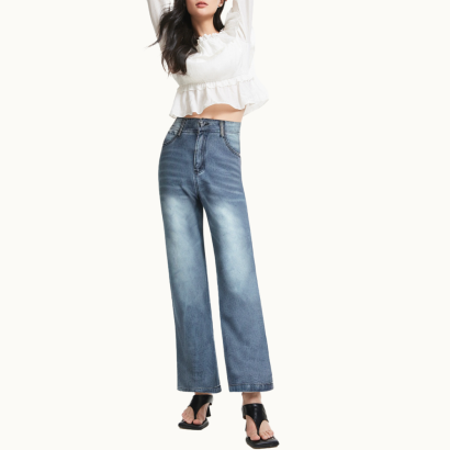 womens-washed-faded-flared-denim-trousers