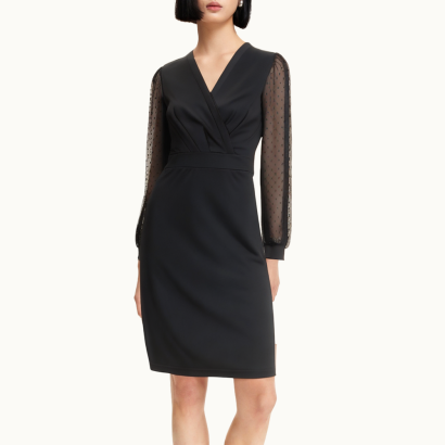 v-neck-slim-fit-womens-lace-long-sleeve-dress