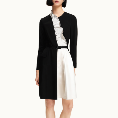 black-and-white-stitching-fashion-womens-long-sleeve-dress