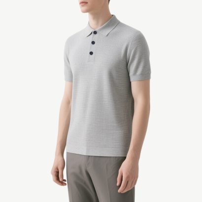textured-polo-shirt-button-fashion-short-sleeve-top-for-men