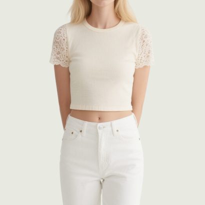 womens-lace-elegant-short-sleeve-tops